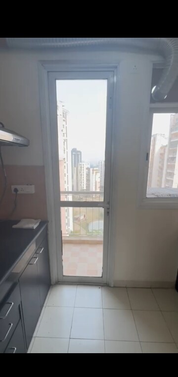 Balcony in 3 BHK Apartment at Unitech Heights, Rajarhat New Town – for Rent