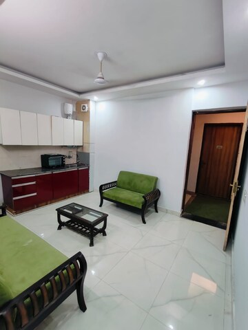 Living Room in 1 BHK Builder Floor at Sushant Lok I – for Rent