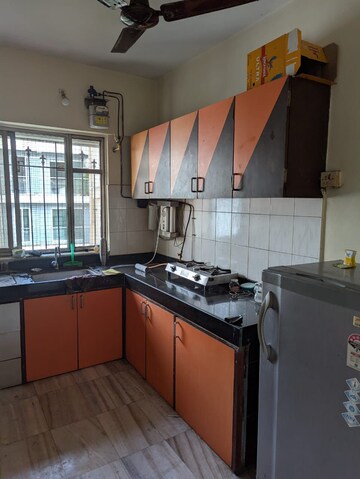 Kitchen in 1 BHK Apartment at Kabra Hyde Park, Manpada – for Rent