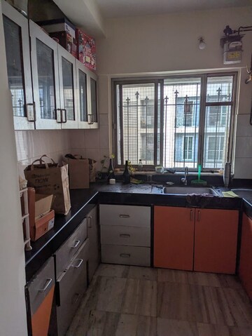 Kitchen in 1 BHK Apartment at Kabra Hyde Park, Manpada – for Rent