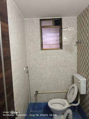 Bathroom in 2 BHK Apartment at Airoli Sector 8a – for Rent