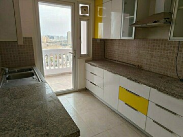 Kitchen in 3 BHK Apartment at DLF The Skycourt, Sector 86 – for Rent