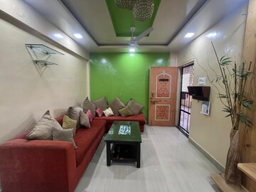 Living Room in 1 BHK Apartment at Wadgaon Sheri – for Rent