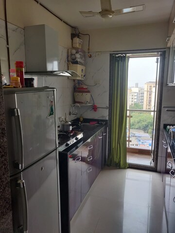 Kitchen in 2 BHK Apartment at Sethia Sea View, Goregaon West – for Rent