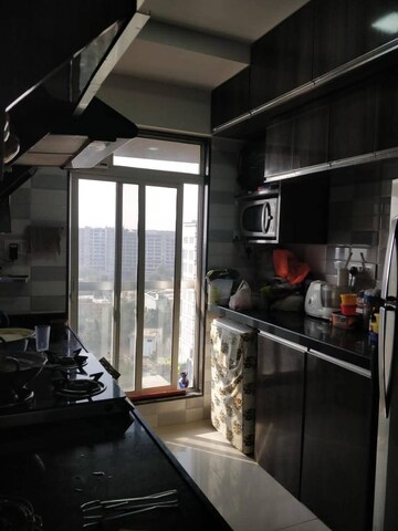Kitchen in 2 BHK Apartment at Sethia Sea View, Goregaon West – for Rent