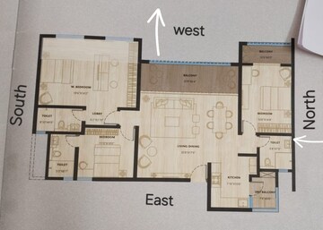 3 BHK Apartment For Sale in Ganga Legend, Bavdhan