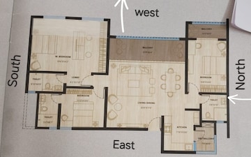 3 BHK Apartment For Sale in Ganga Legend, Bavdhan