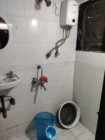 Bathroom in 1 BHK Apartment at Airoli Sector 20 – for Rent