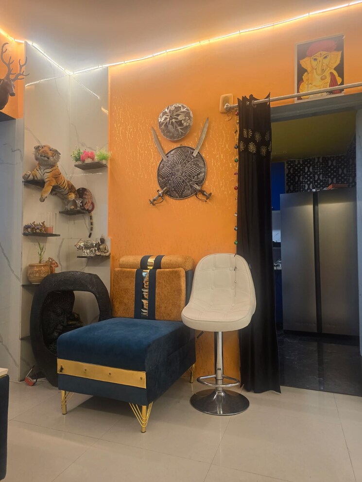 Living Room, adore-happy-homes 2 Bedroom 505 Sq.Ft. Apartment In Sector 86 Faridabad 8769219