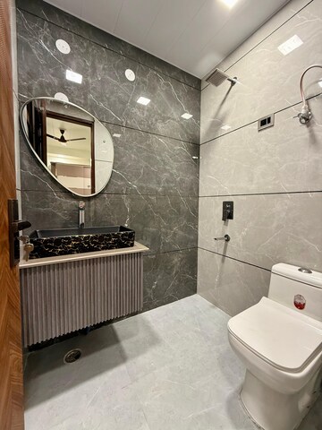 Bathroom in 3 BHK Apartment at Shakti Khand Iii – for Rent