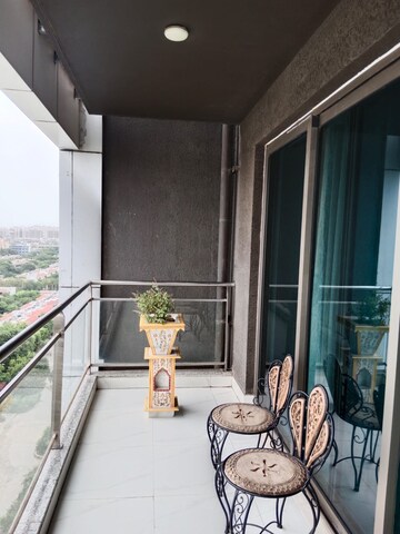 Balcony in 4 BHK Apartment at Tata Primanti Phase 2, Sector 72 – for Rent