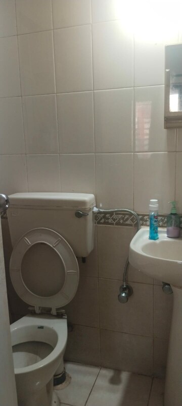Bathroom in 2 BHK Apartment at Nirmal Lifestyle Residency CHS Ltd, Mulund West – for Rent
