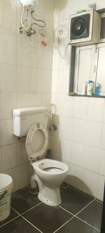 Bathroom in 2 BHK Apartment at Nirmal Lifestyle Residency CHS Ltd, Mulund West – for Rent