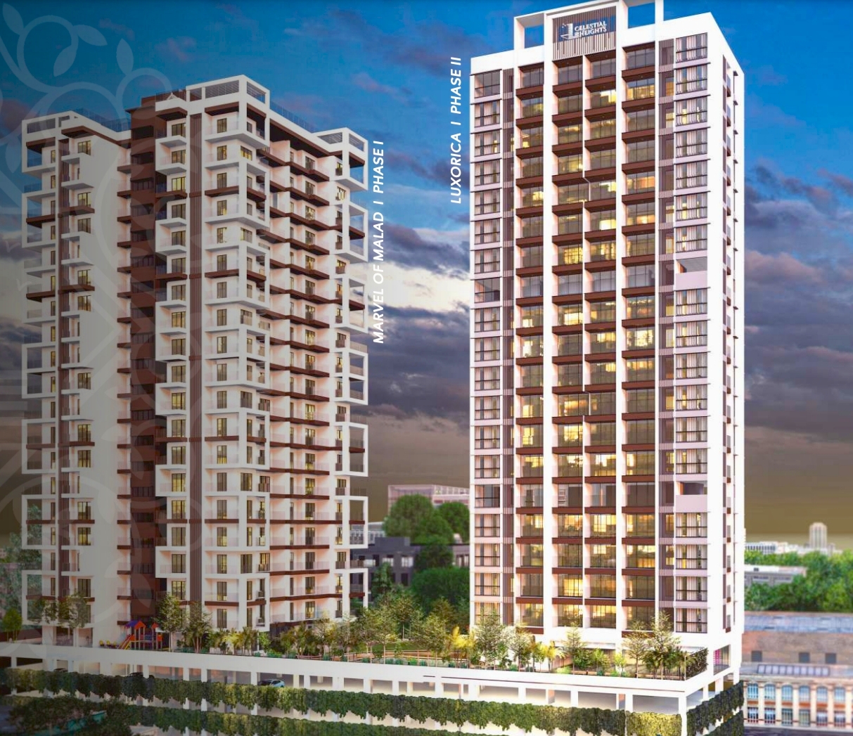 3 BHK + Pooja Room,Servant Room,Study Room,Extra Room Apartment For Sale in Residential Tower 
