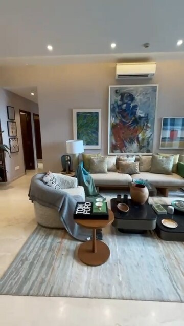 Living Room in 4 BHK Apartment at Piramal Aranya, Byculla – for Sale
