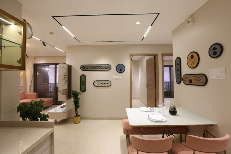 Living Room, trustfort-icon 3 Bedroom 1321 Sq.Ft. Apartment In Mundhwa Pune 8769410