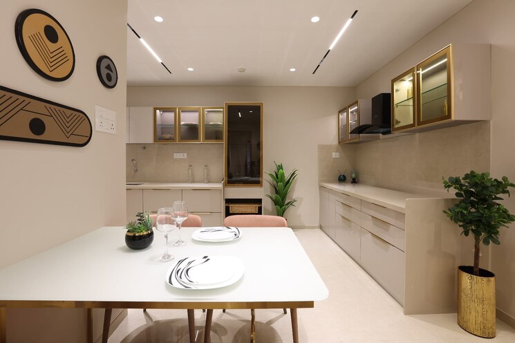 Kitchen, trustfort-icon 3 Bedroom 1321 Sq.Ft. Apartment In Mundhwa Pune 8769410