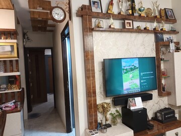 Living Room in 2 BHK Apartment at Lodha Amara, Kolshet Road – for Sale