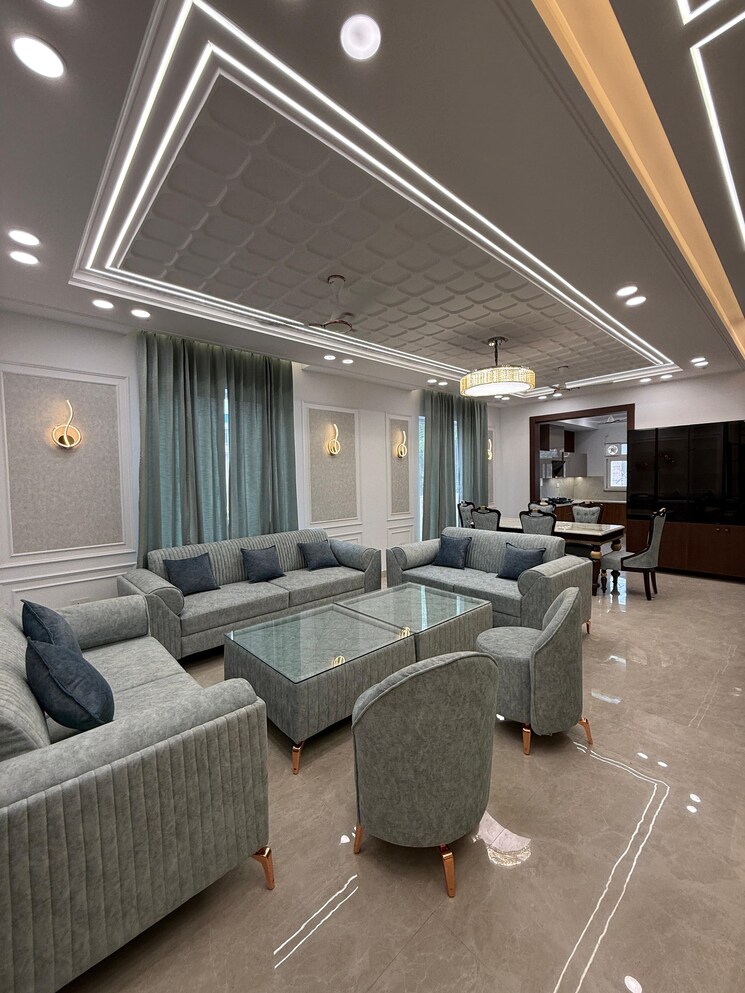 Master Bedroom, srishti-greenfield-homes 4 Bedroom 3500 Sq.Ft. Builder Floor In Green Fields Colony Faridabad 8769438