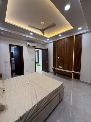 Bedroom in 4 BHK Builder Floor at Srishti Greenfield Homes, Green Fields Colony – for Sale