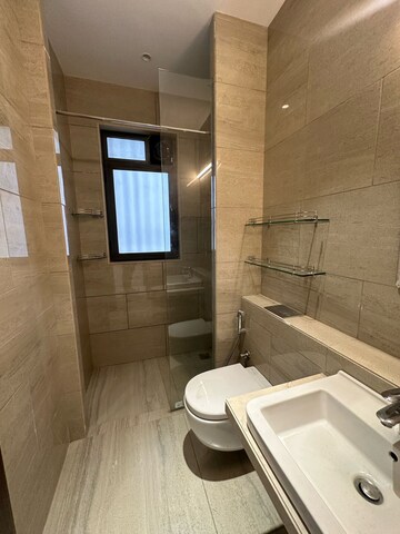 Bathroom in 3 BHK Apartment at Santacruz West – for Rent