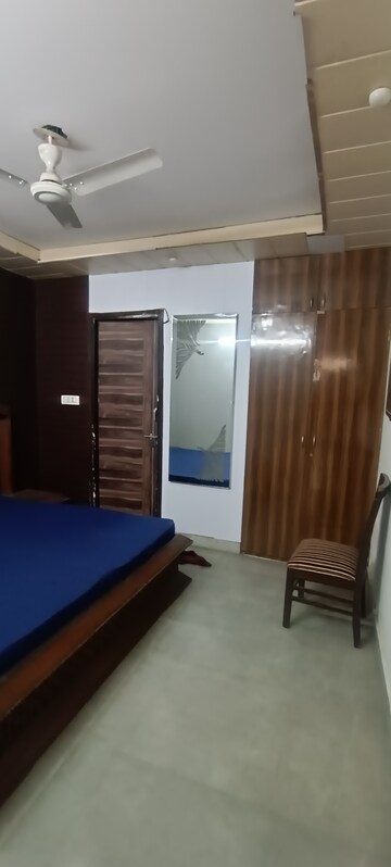 Bedroom in 1.5 BHK Builder Floor at Greater Kailash I – for Rent