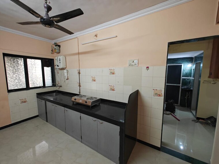 Kitchen, drug-employees-chs 2 Bedroom 750 Sq.Ft. Apartment In Samata Nagar Thane 8769526