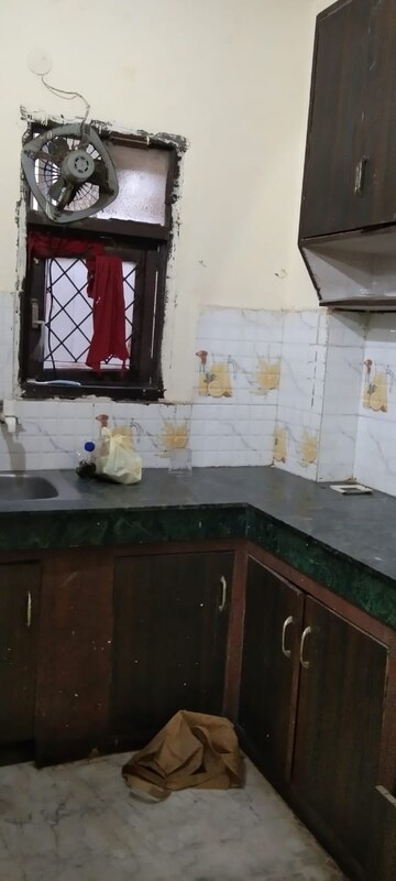 Kitchen in 1 BHK Builder Floor at Mehrauli – for Rent