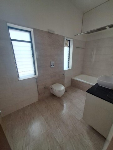 Bathroom in 3 BHK Apartment at Breach Candy – for Rent