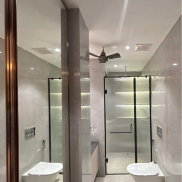 Bathroom in 4 BHK Builder Floor at Ansal API Esencia, Sector 67 – for Sale