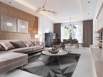Living Room in 3 BHK Apartment at Manish Nagar – for Sale