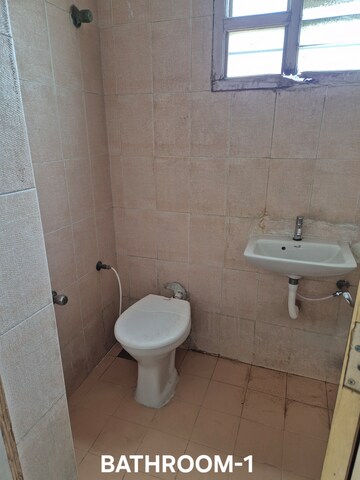 Bathroom in 3 BHK Apartment at Ellisbridge – for Rent