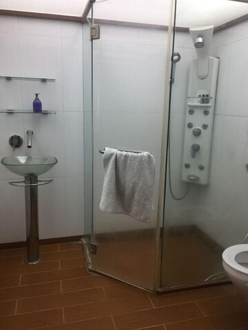 Bathroom in 2 BHK Apartment at Dheeraj Gaurav Heights, Jogeshwari West – for Rent