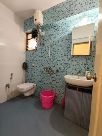 Bathroom in 2 BHK Apartment at Lodha Paradise, Majiwada – for Rent