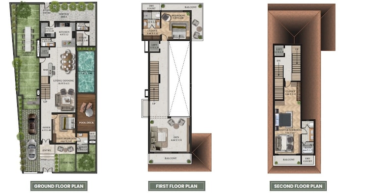 Floor Plan, nachinola 4 Bedroom 340 Sq.Mt. Villa In Nachinola Goa 8770101