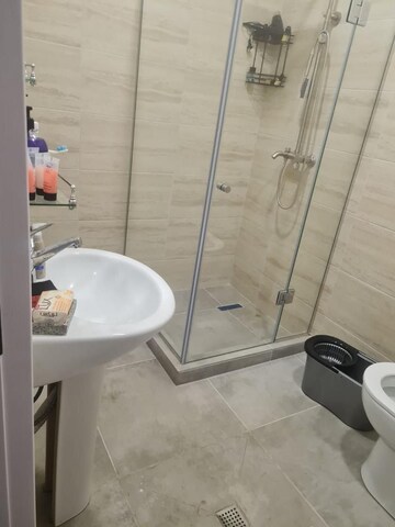 Bathroom in 3 BHK Apartment at Oxford Apartments Bandra West, Bandra West – for Rent