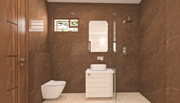 Bathroom, godrej-retreat 3 Bedroom 180 Sq.Yd. Builder Floor In Sector 83 Faridabad 8770206