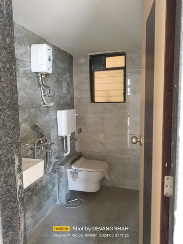 Bathroom in 2 BHK Apartment at Mehta Gokul Aura, Virar West – for Sale