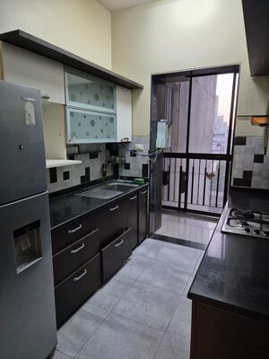 Kitchen in 2.5 BHK Apartment at Lodha Aria, Parel – for Rent