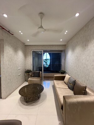 Living Room in 1 BHK Apartment at Swaminarayan City, Dombivli East – for Sale