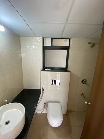 Bathroom in 3 BHK Apartment at Shapoorji Pallonji Vanaha Springs, Bavdhan – for Rent