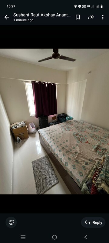 Bedroom in 1 BHK Apartment at Sneh Akshay Anantam, Wakad – for Rent