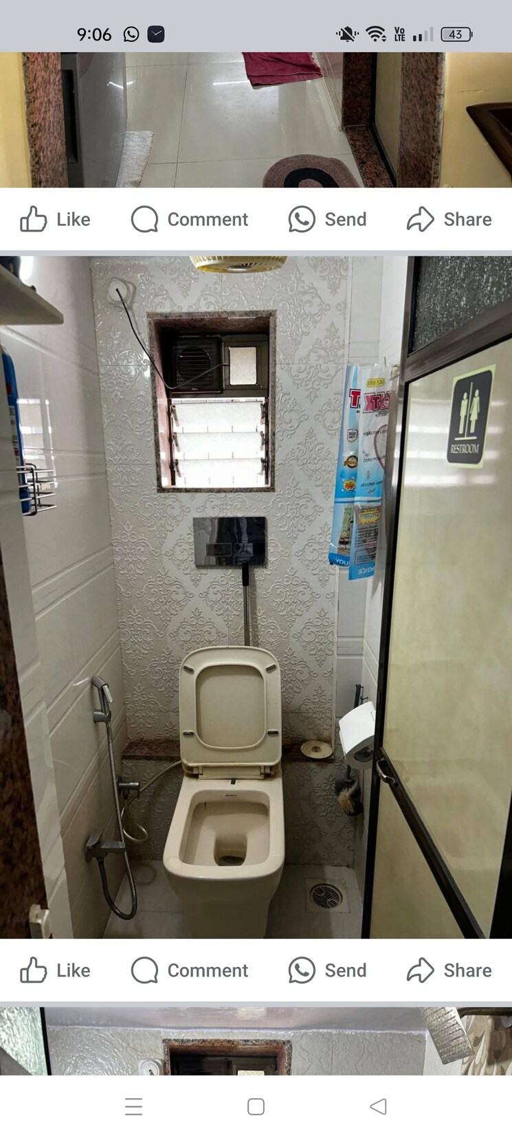 Bathroom, sheth-irene 2 Bedroom 612 Sq.Ft. Apartment In Malad West Mumbai 8770798