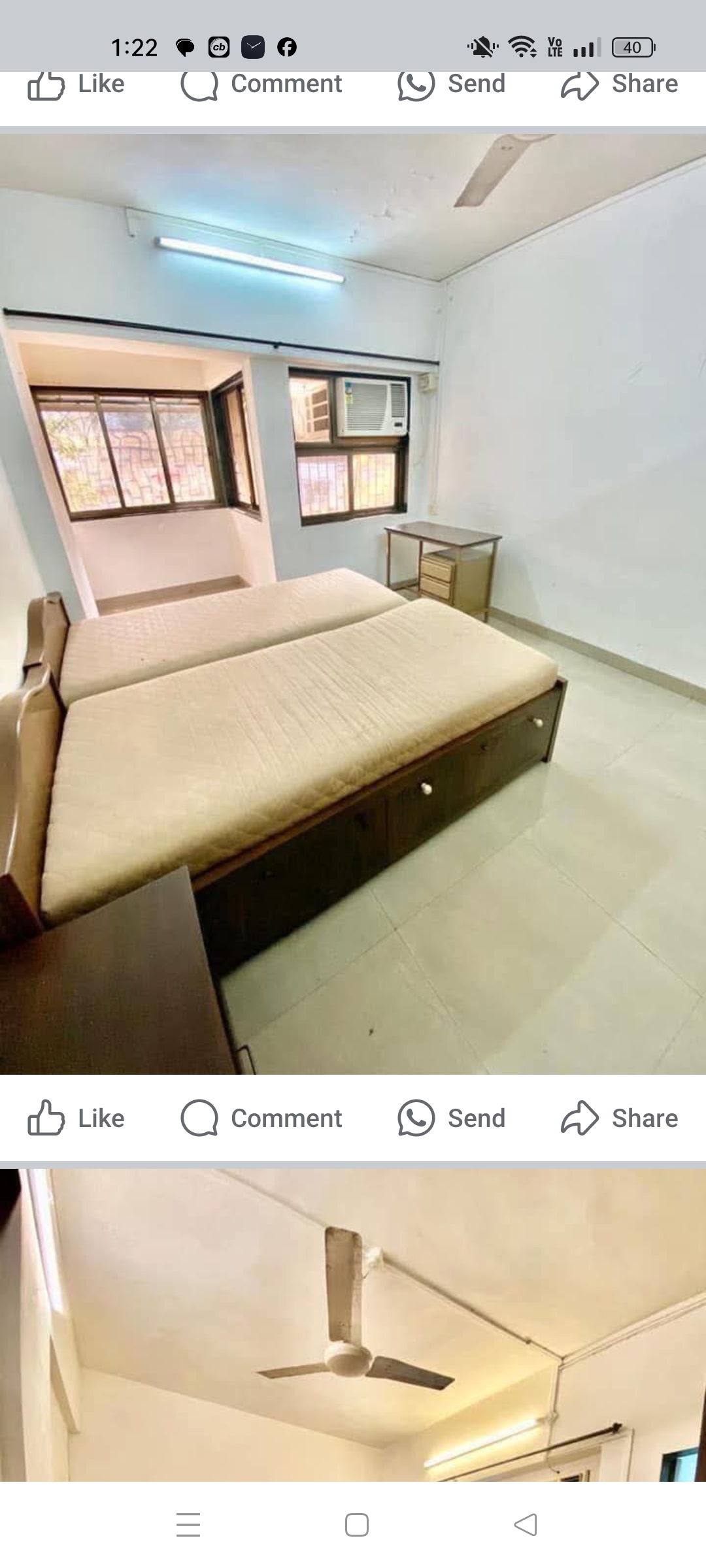 2 BHK Apartment For Rent in Sheth Irene