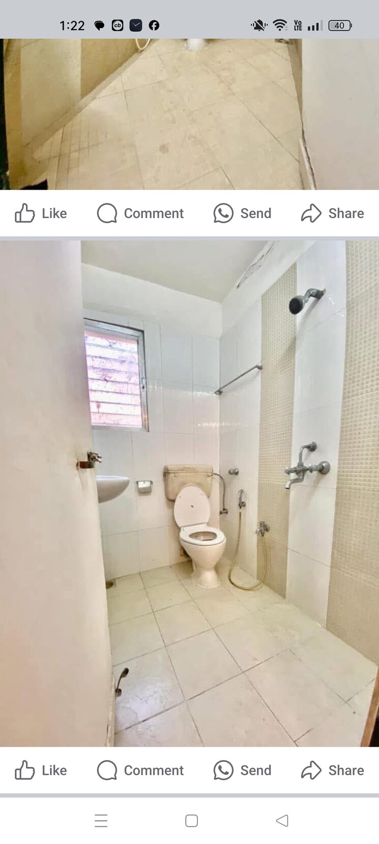 Bathroom, sheth-irene 2 Bedroom 612 Sq.Ft. Apartment In Malad West Mumbai 8770798