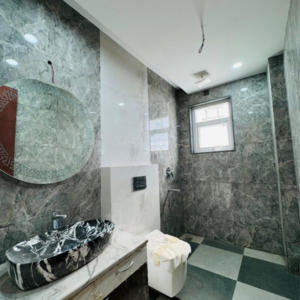 Bathroom in 4 BHK Builder Floor at Ansal API Esencia, Sector 67 – for Sale
