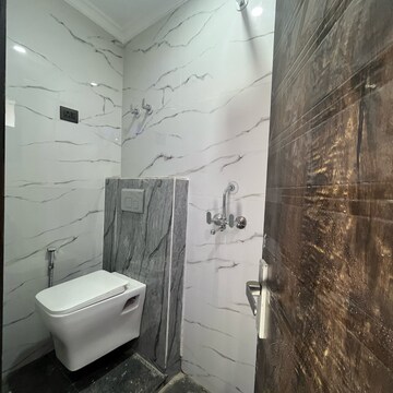 Bathroom in 3 BHK Builder Floor at Chattarpur – for Rent