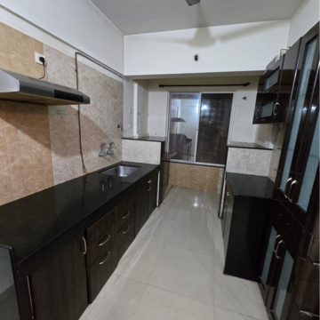 Kitchen in 2 BHK Apartment at Atlanta Apartment Wakad, Wakad – for Rent