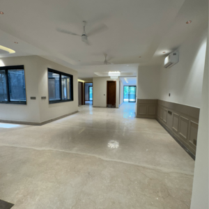 Living Room in 4 BHK Builder Floor at Ansal Sushant Lok I, Sector 43 – for Sale