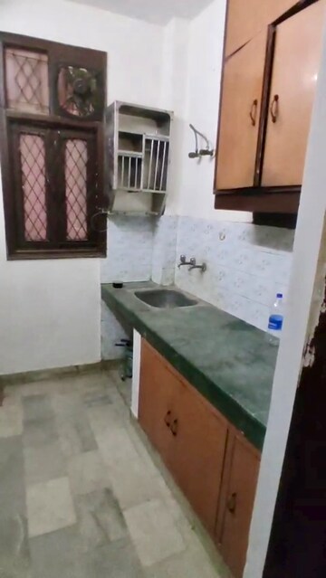 Kitchen in 1 BHK Builder Floor at Mehrauli – for Rent
